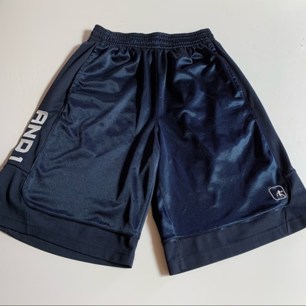 And1 Navy Blue Athletic Shorts‎ M